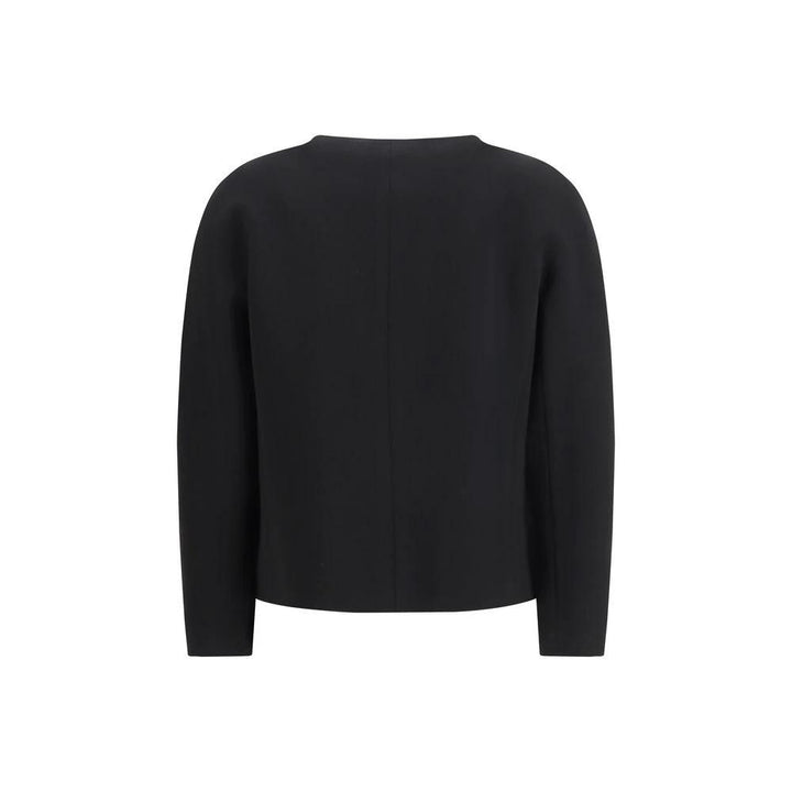 Max Mara Sample Sale Max Mara Black Triacetate Full-Length Jacket - | Designer outlet
