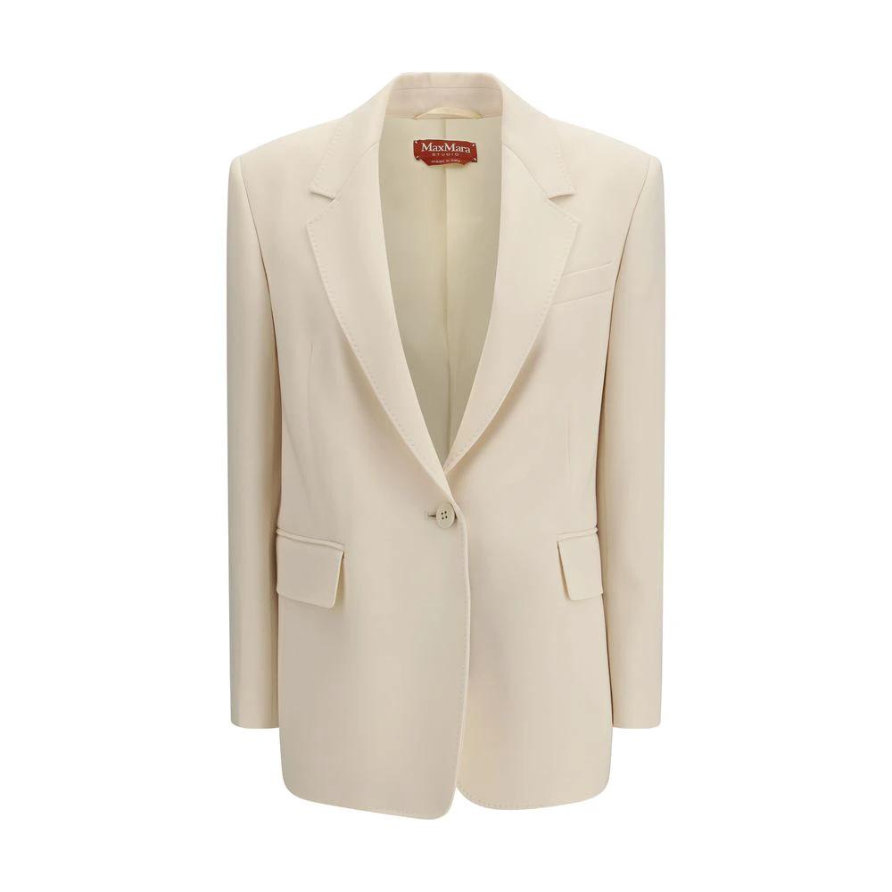 Max Mara Sample Sale Max Mara Beige Triacetate Blazer - | Designer outlet