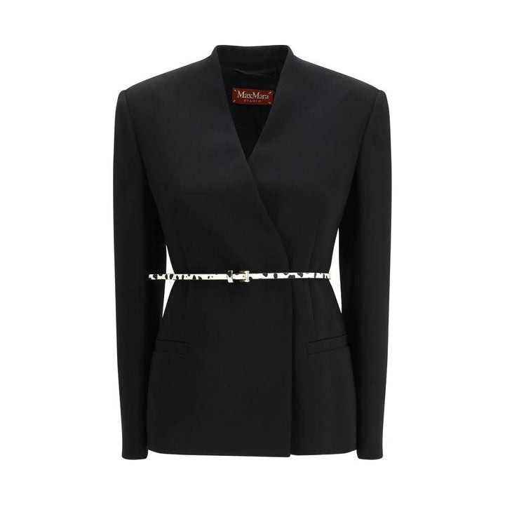 Max Mara Sample Sale Max Mara Black Triacetate Coat - | Designer outlet