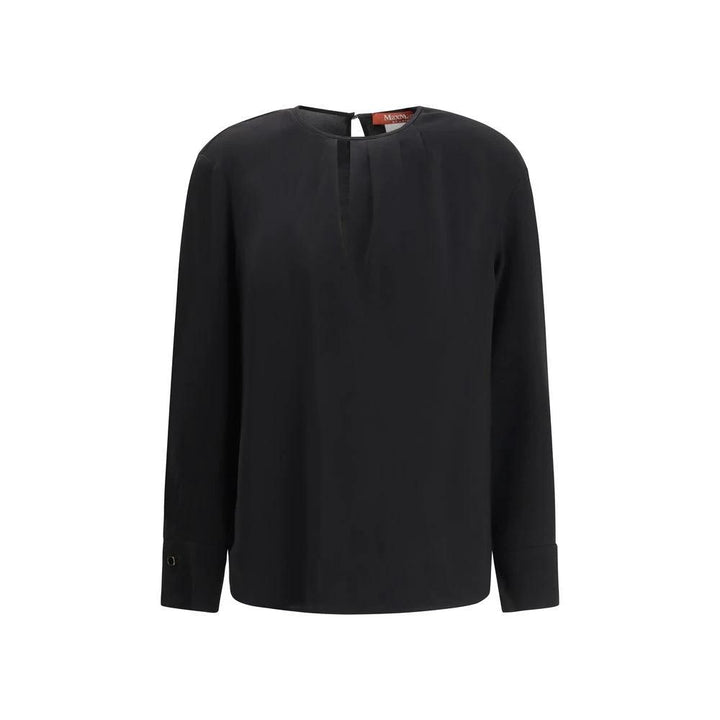 Max Mara Sample Sale Max Mara Black Triacetate Blouse - | Designer outlet