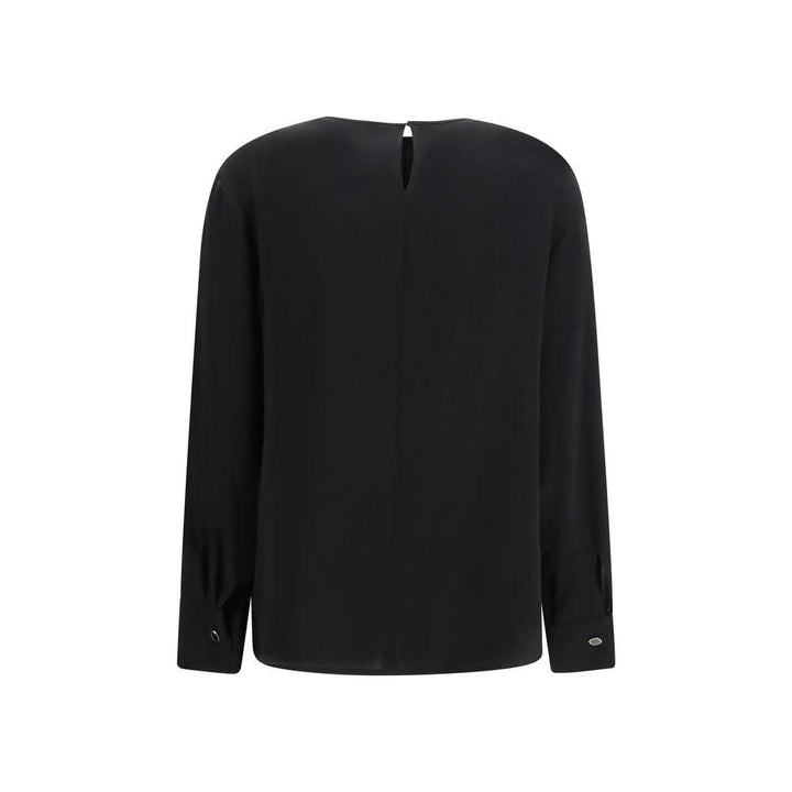 Max Mara Sample Sale Max Mara Black Triacetate Blouse - | Designer outlet