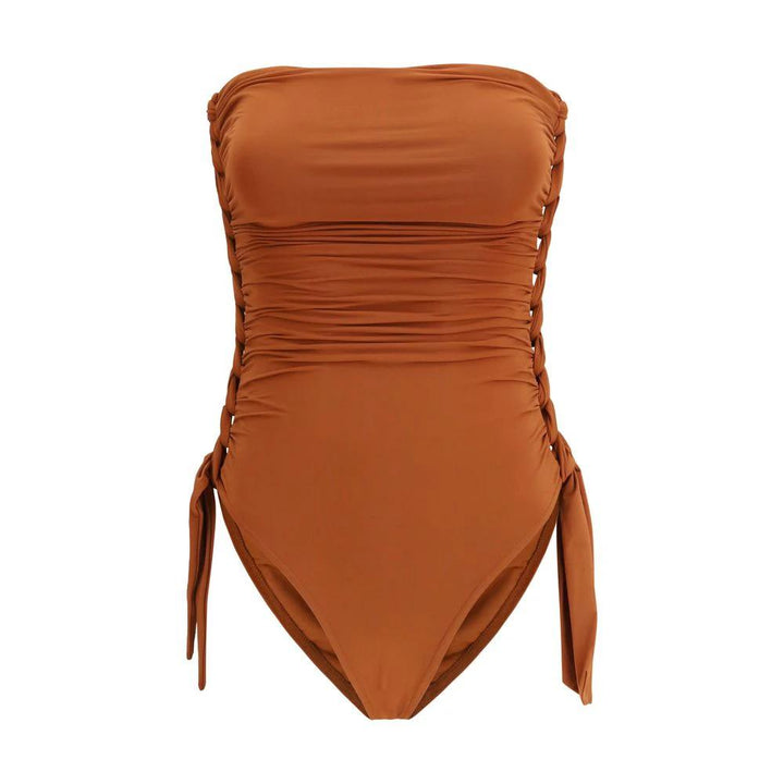 Zimmermann Sample Sale Zimmermann Brown Polyester One-Piece Swimsuit - | Designer outlet