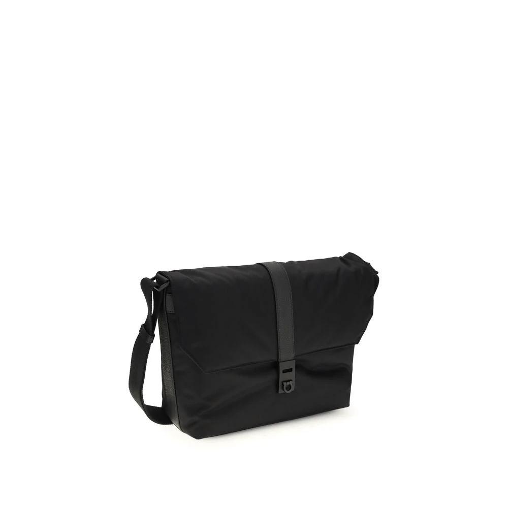 Ferragamo Sample Sale Ferragamo Black Nylon Shoulder Bag - | Designer outlet