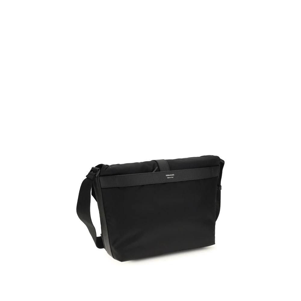Ferragamo Sample Sale Ferragamo Black Nylon Shoulder Bag - | Designer outlet