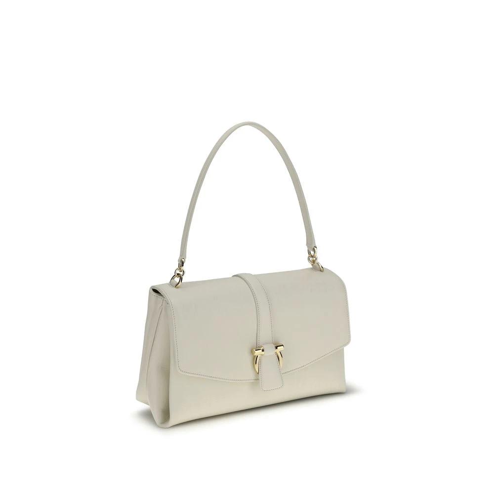 Ferragamo Sample Sale Ferragamo White Calf Leather Bos Taurus Shoulder Bag - | Designer outlet
