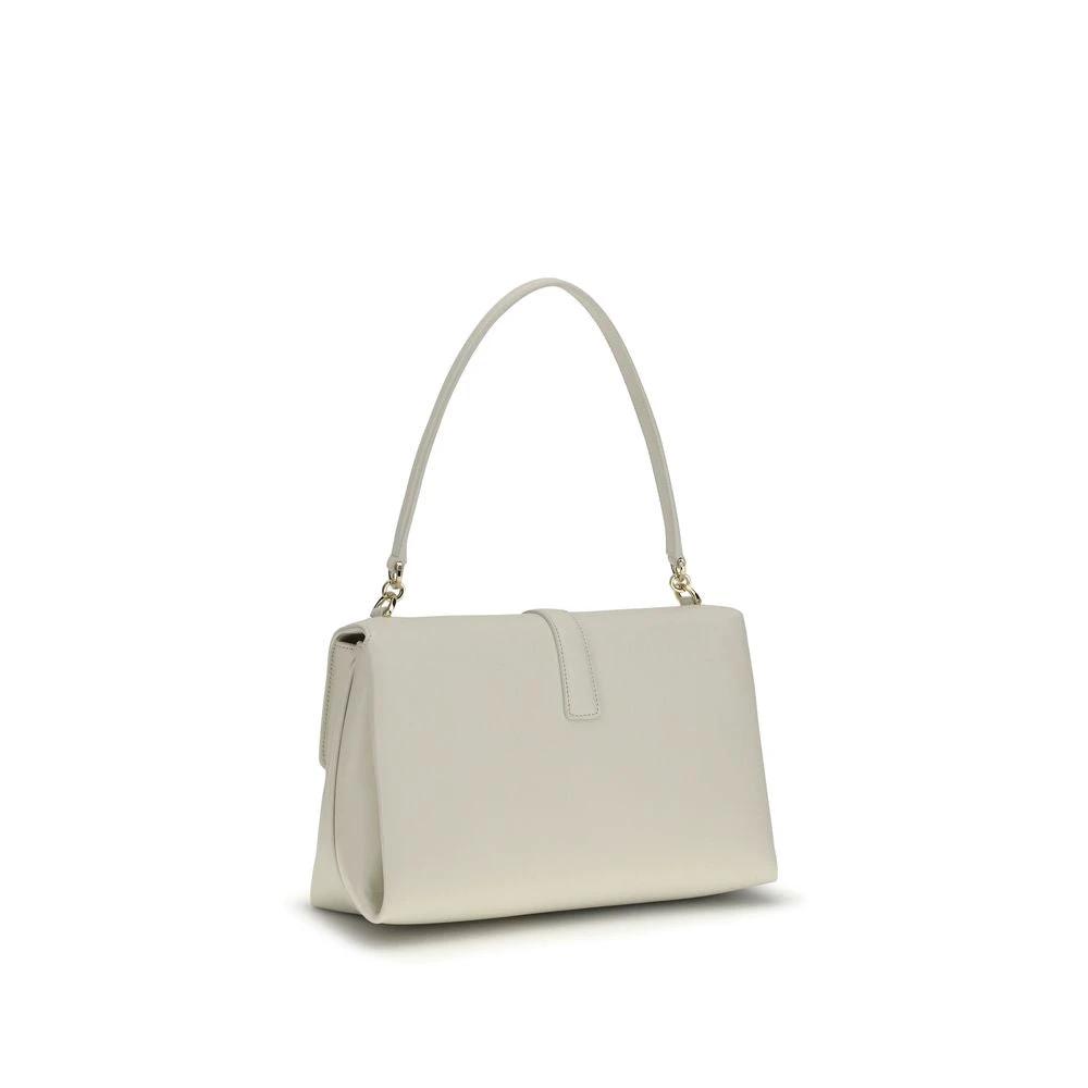 Ferragamo Sample Sale Ferragamo White Calf Leather Bos Taurus Shoulder Bag - | Designer outlet