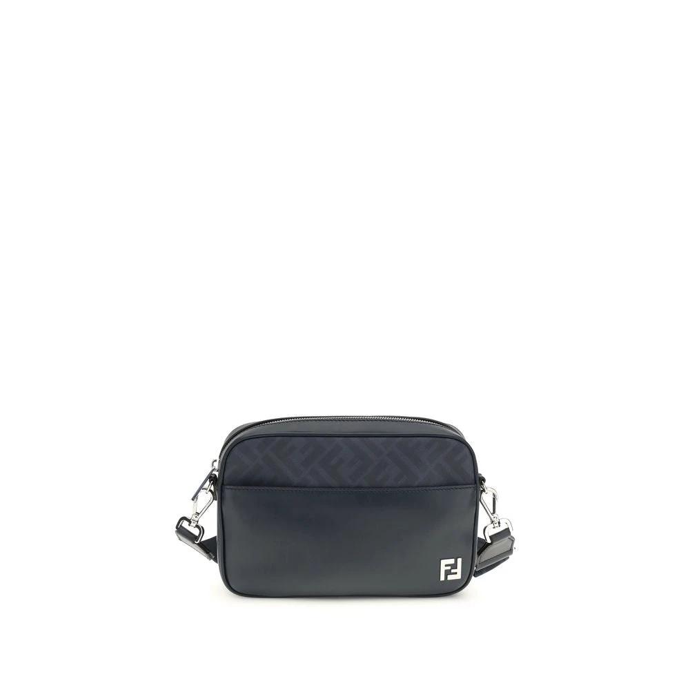 Fendi Sample Sale Fendi Blue Calf Leather Bos Taurus Shoulder Bag - | Designer outlet