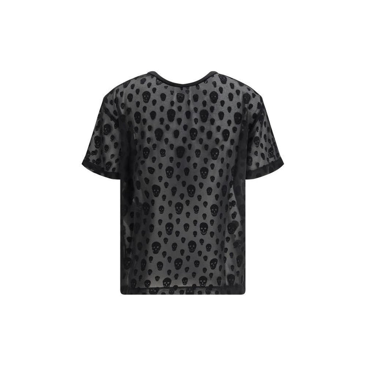 Alexander McQueen Black Polyamide T-Shirt