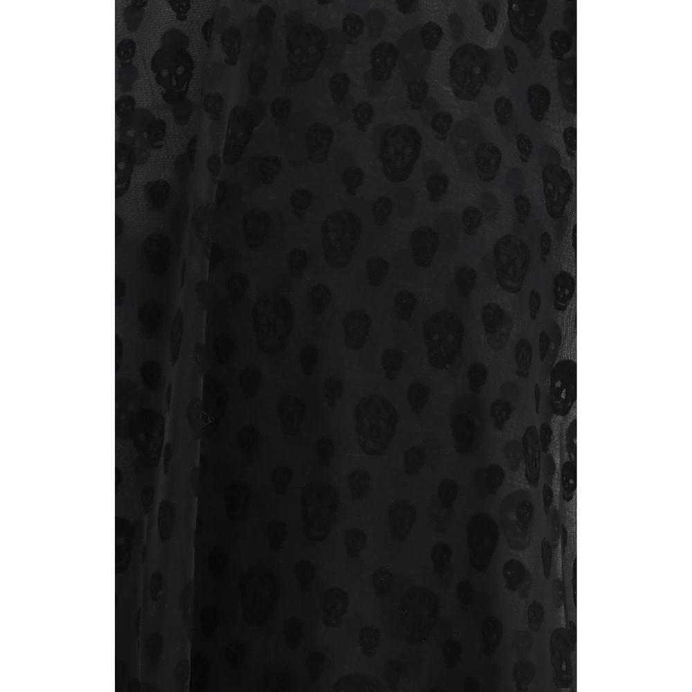 Alexander McQueen Black Polyamide T-Shirt