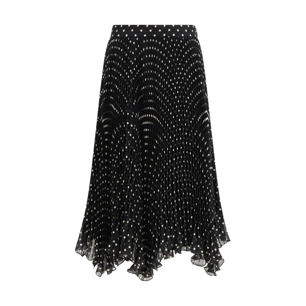 Valentino Sample Sale Valentino Black Viscose Midi Skirt - | Designer outlet