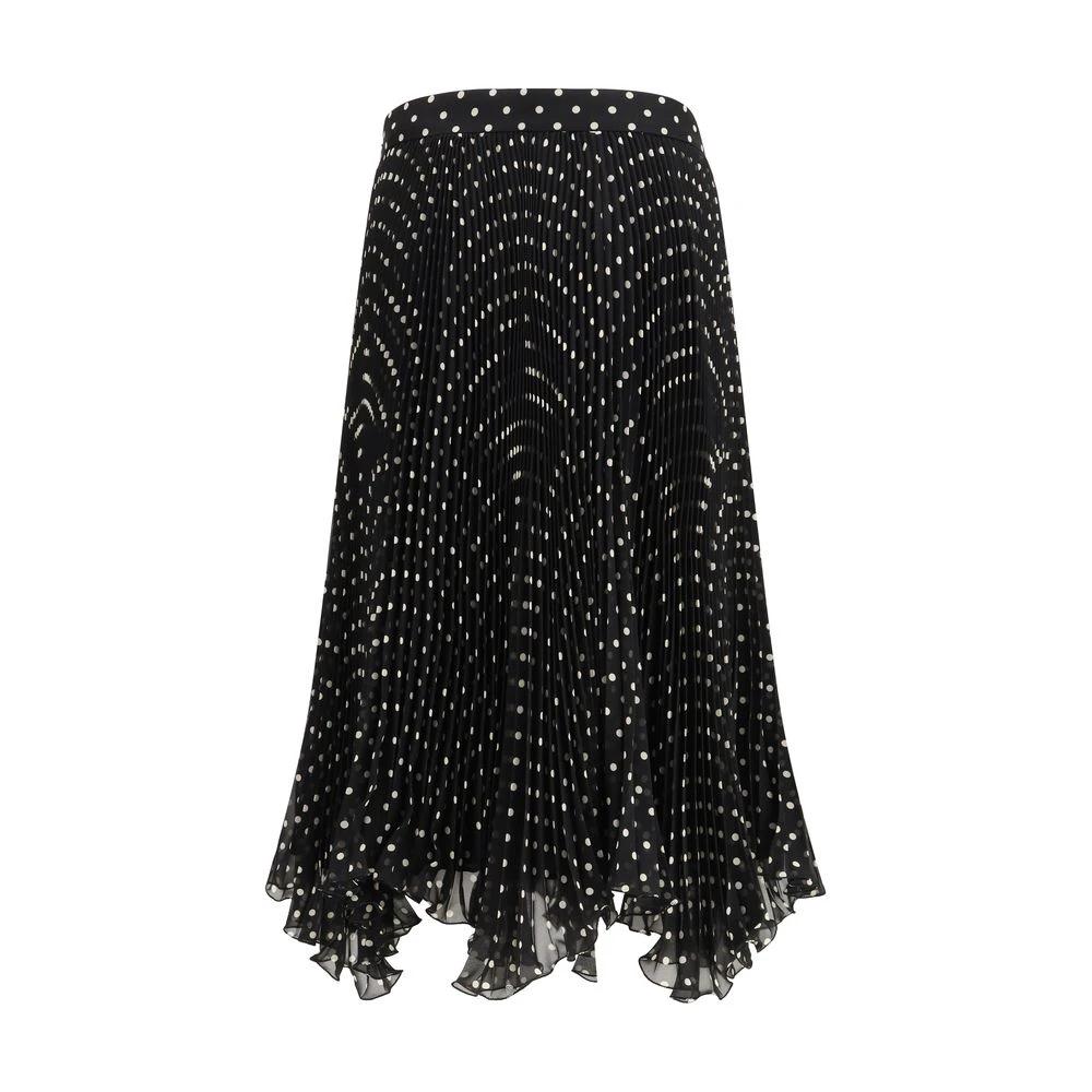 Valentino Sample Sale Valentino Black Viscose Midi Skirt - | Designer outlet