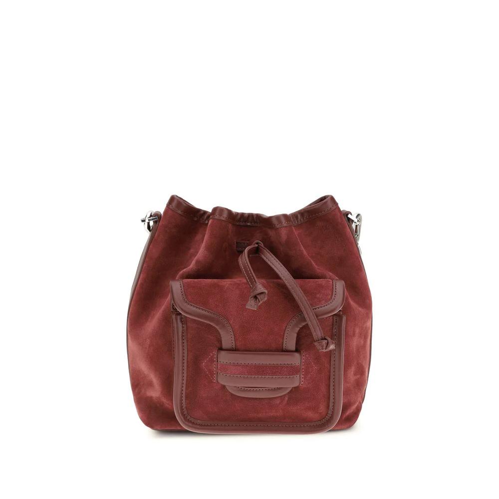 Pierre Hardy Sample Sale Pierre Hardy Bordeaux Calf Leather Bos Taurus Backet Bag - | Designer outlet
