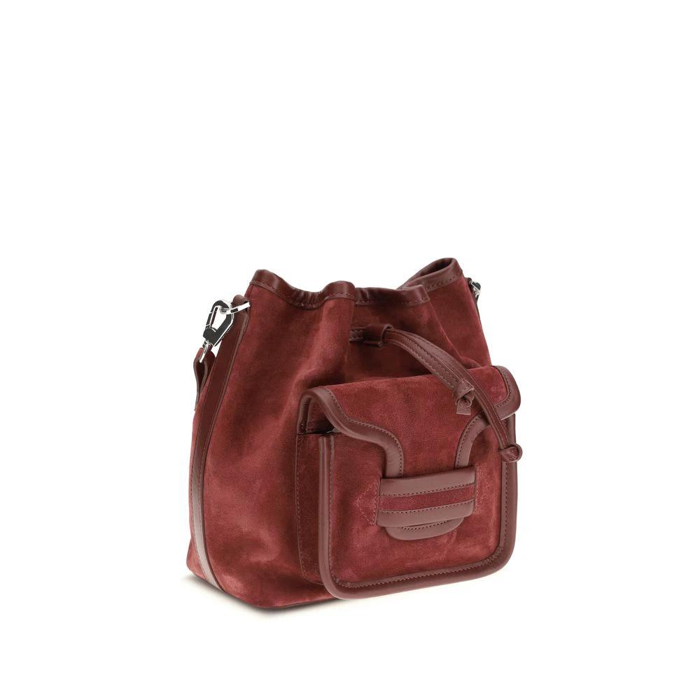 Pierre Hardy Sample Sale Pierre Hardy Bordeaux Calf Leather Bos Taurus Backet Bag - | Designer outlet