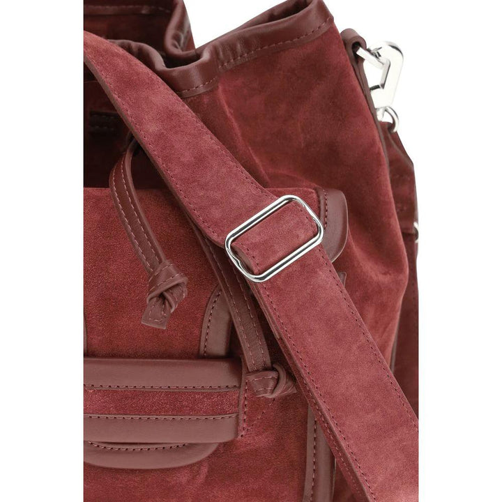 Pierre Hardy Sample Sale Pierre Hardy Bordeaux Calf Leather Bos Taurus Backet Bag - | Designer outlet