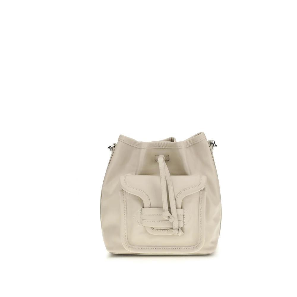 Pierre Hardy Sample Sale Pierre Hardy Beige Calf Leather Bos Taurus Backet Bag - | Designer outlet