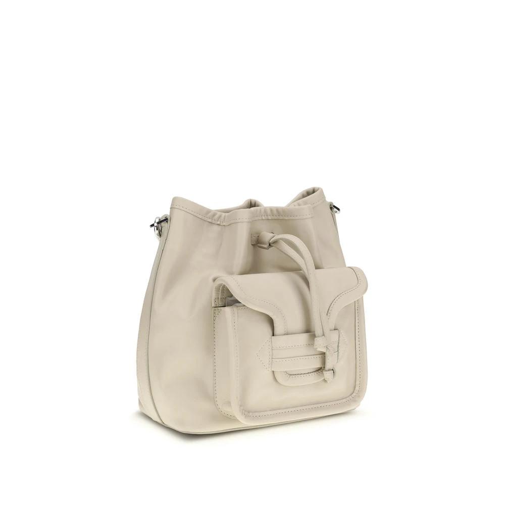 Pierre Hardy Sample Sale Pierre Hardy Beige Calf Leather Bos Taurus Backet Bag - | Designer outlet