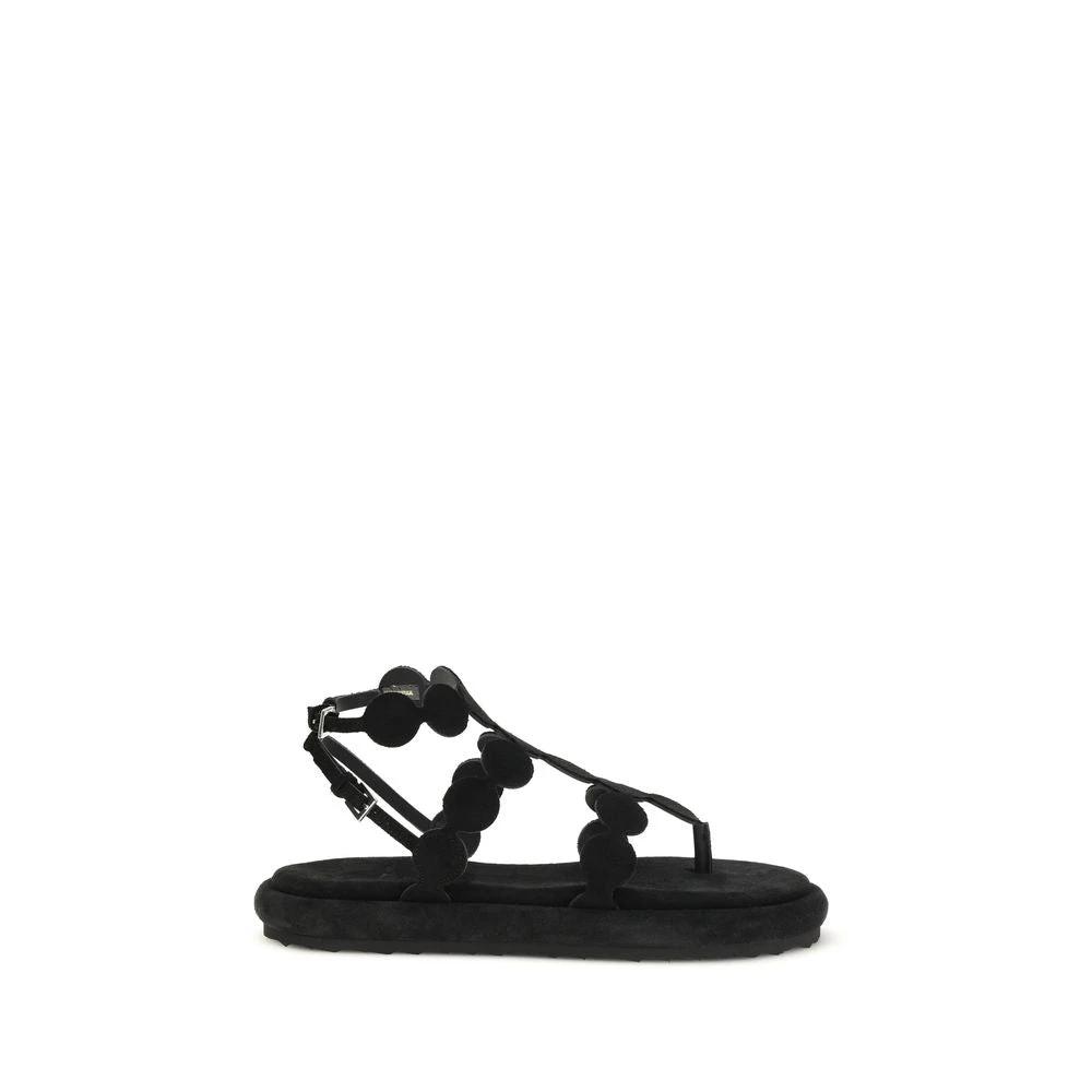 Pierre Hardy Sample Sale Pierre Hardy Black Calf Leather Bos Taurus Platform Sandals - | Designer outlet