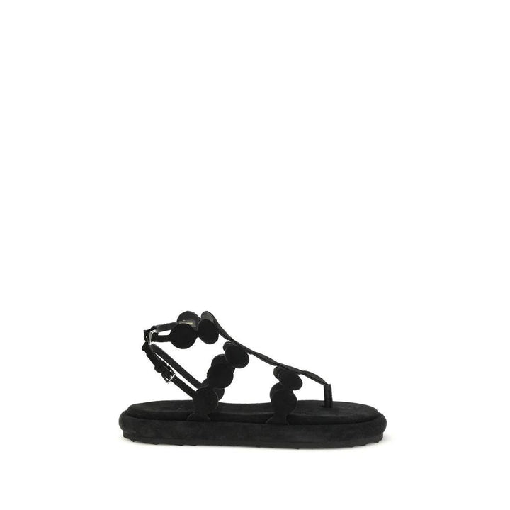 Pierre Hardy Sample Sale Pierre Hardy Black Calf Leather Bos Taurus Platform Sandals - | Designer outlet