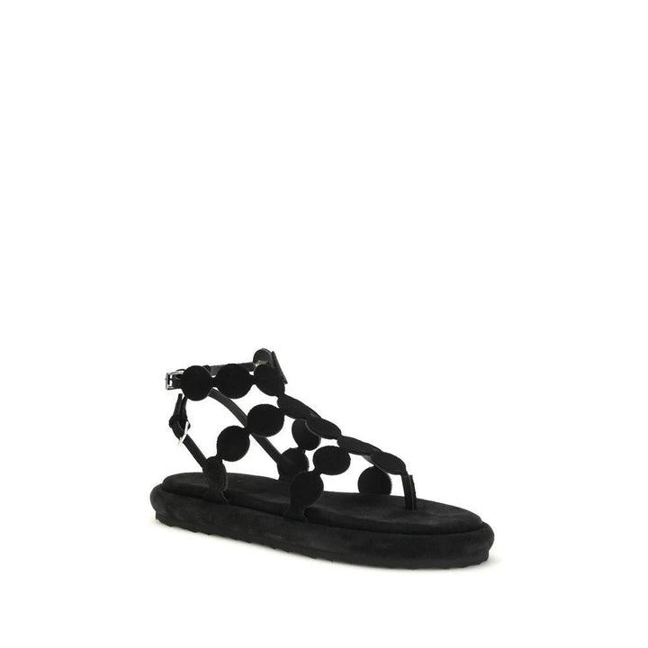 Pierre Hardy Sample Sale Pierre Hardy Black Calf Leather Bos Taurus Platform Sandals - | Designer outlet
