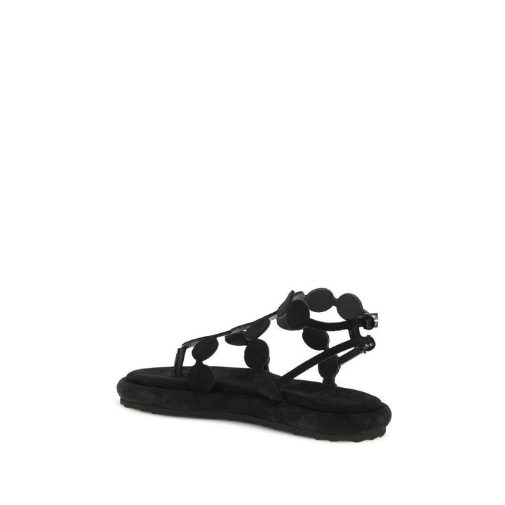 Pierre Hardy Sample Sale Pierre Hardy Black Calf Leather Bos Taurus Platform Sandals - | Designer outlet