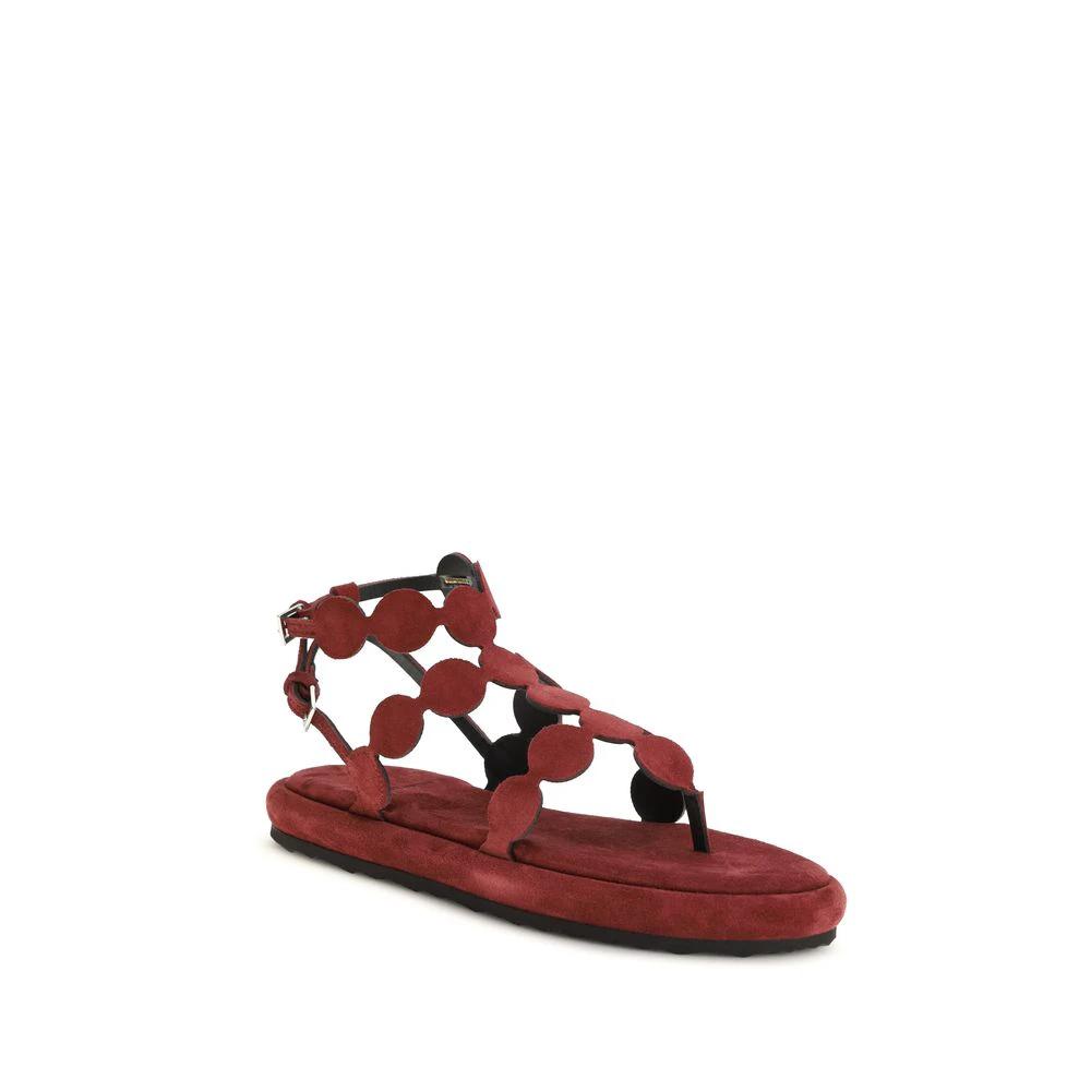Pierre Hardy Sample Sale Pierre Hardy Brown Calf Leather Bos Taurus Platform Sandals - | Designer outlet