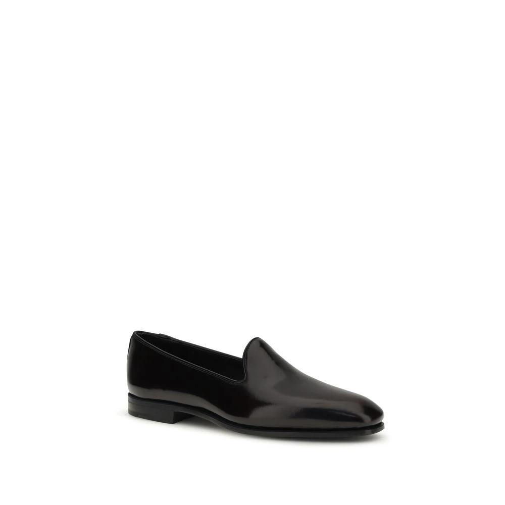 Church's Sample Sale Church's Black Calf Leather Bos Taurus Slip-On Loafers - | Designer outlet