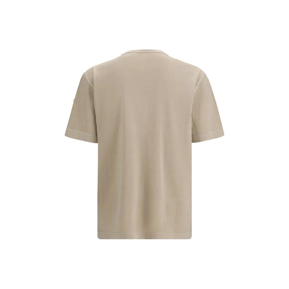 Moncler Sample Sale Moncler Beige Cotton T-Shirt - | Designer outlet