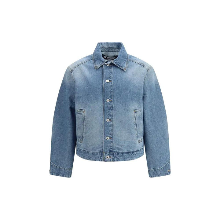 Jacquemus Sample Sale | Jacquemus Blue Polyamide Denim Jacket - | Designer outlet
