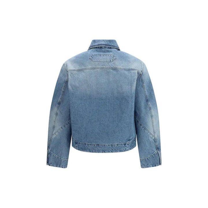 Jacquemus Sample Sale | Jacquemus Blue Polyamide Denim Jacket - | Designer outlet