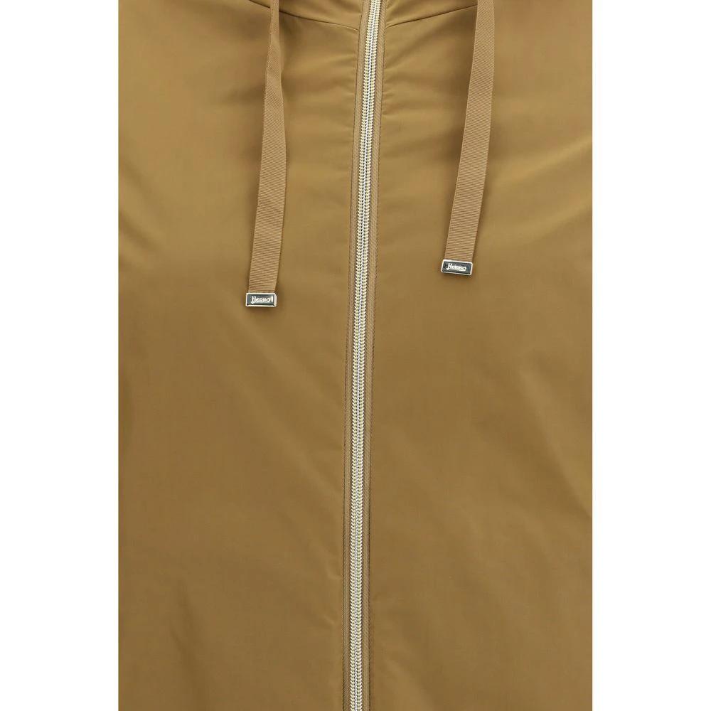 Herno Sample Sale Herno Blue Polyamide Coat - | Designer outlet