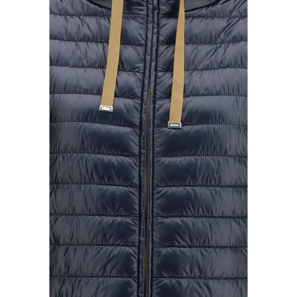 Herno Sample Sale Herno Blue Polyamide Coat - | Designer outlet