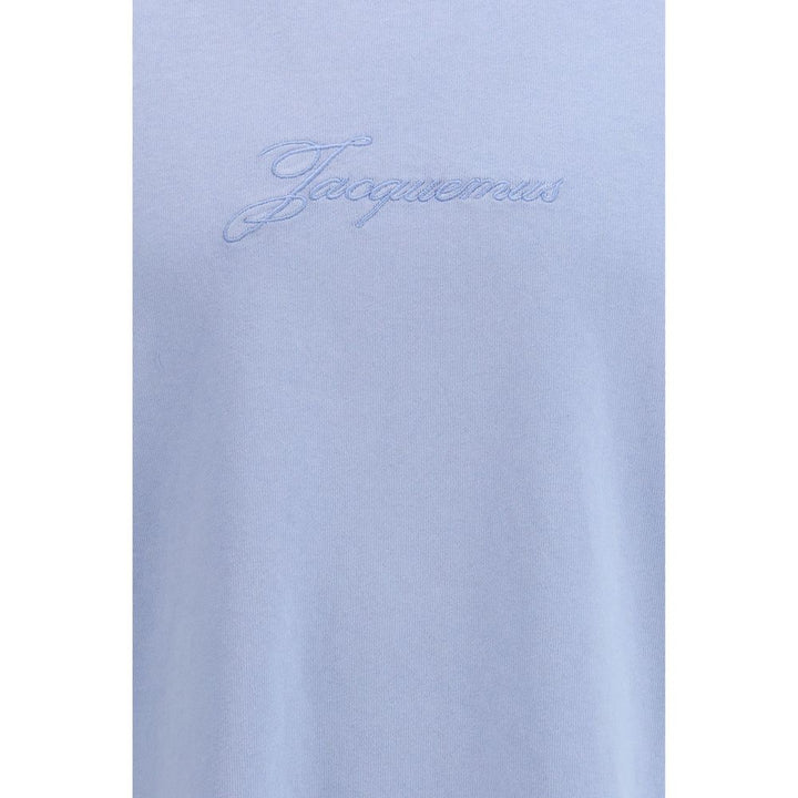 Jacquemus Blue Cotton T-Shirt