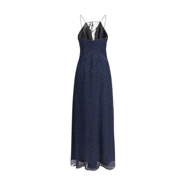 Kristina Ti Sample Sale Kristina Ti Blue Silk Casual Dress - | Designer outlet