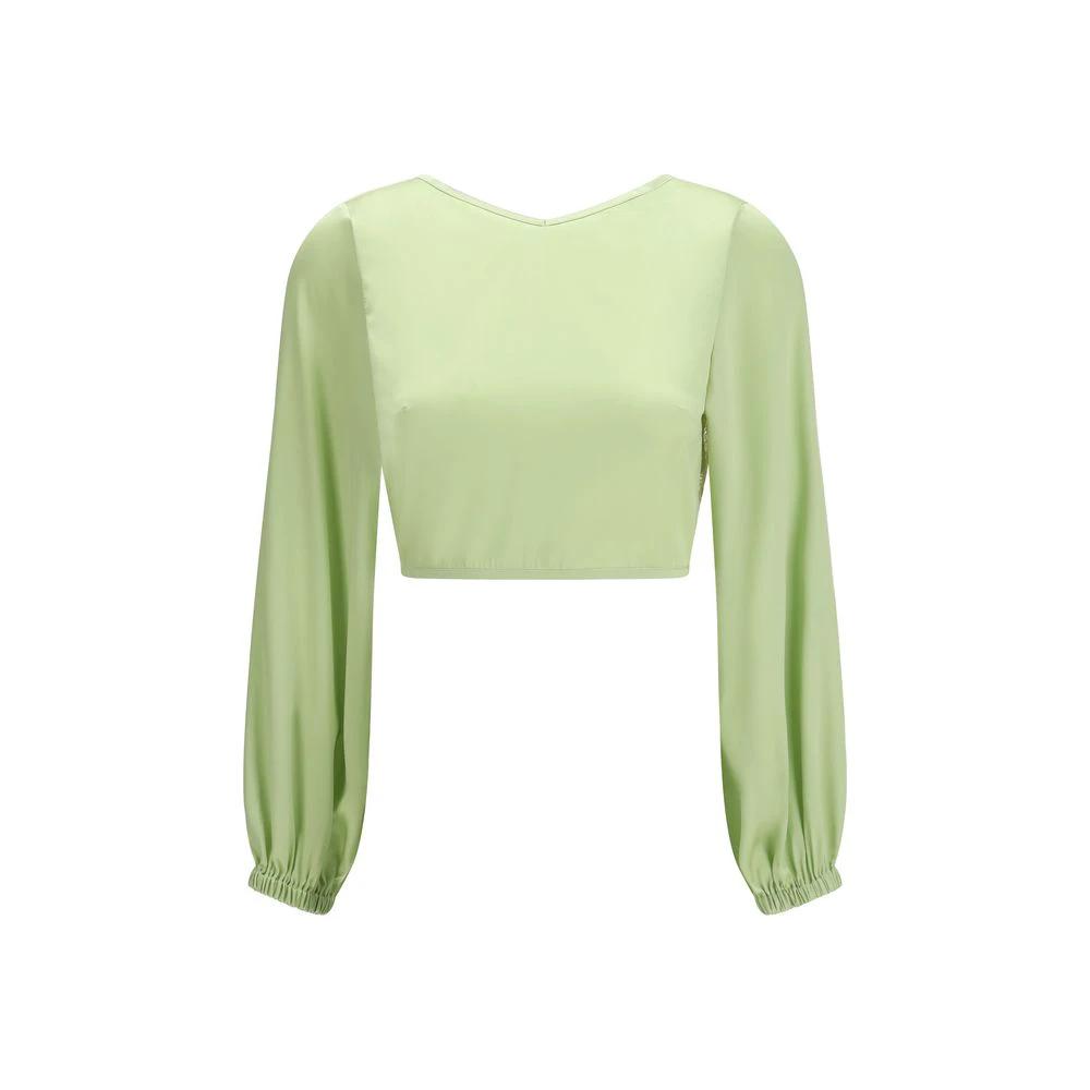 Kristina Ti Sample Sale Kristina Ti Bicolor Silk Blouse - | Designer outlet