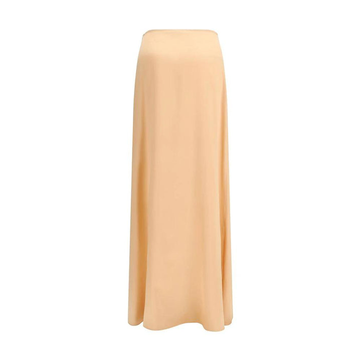 Kristina Ti Sample Sale Kristina Ti Orange Silk Long Skirt - | Designer outlet