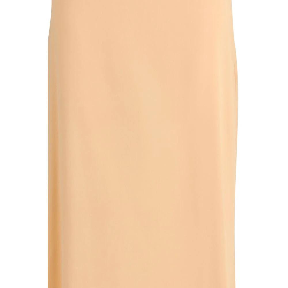 Kristina Ti Sample Sale Kristina Ti Orange Silk Long Skirt - | Designer outlet