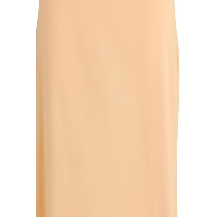 Kristina Ti Sample Sale Kristina Ti Orange Silk Long Skirt - | Designer outlet