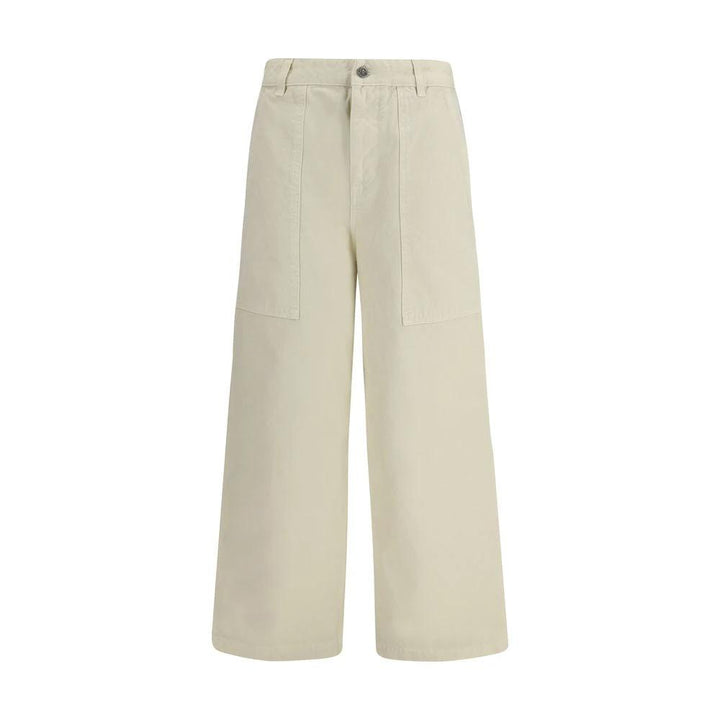Moncler Sample Sale Moncler Beige Cotton Casual Pants - | Designer outlet