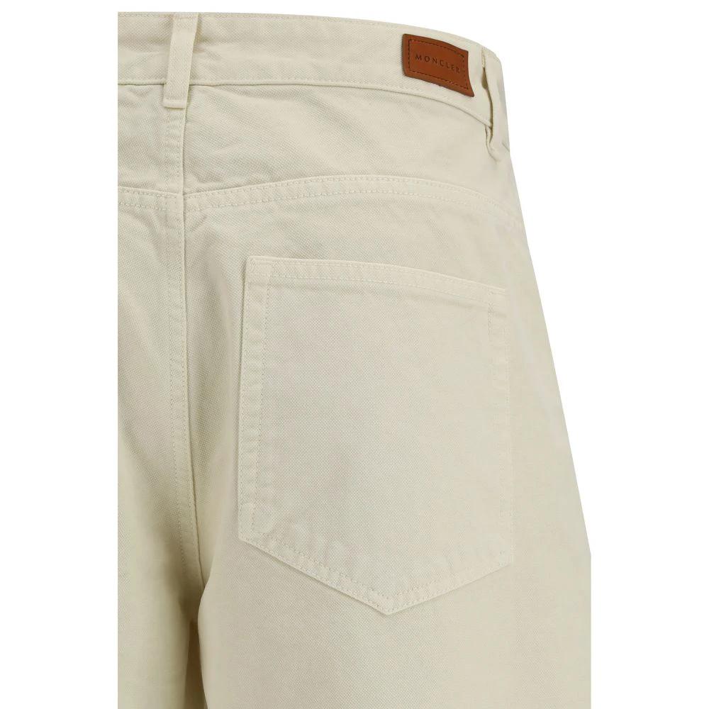 Moncler Sample Sale Moncler Beige Cotton Casual Pants - | Designer outlet
