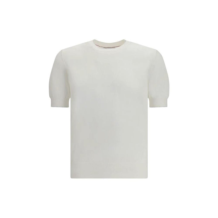 Brunello Cucinelli Sample Sale Brunello Cucinelli White Cotton T-Shirt - | Designer outlet