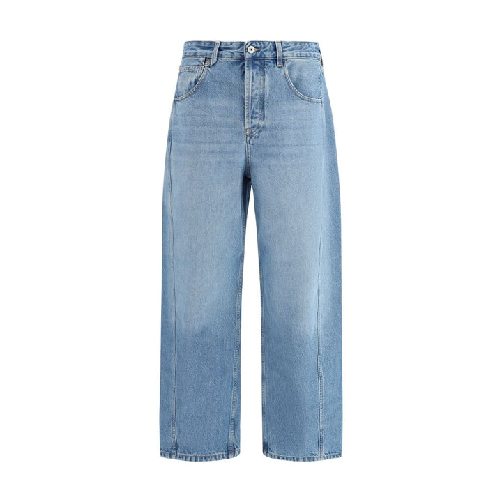 Jacquemus Blue Polyester Jeans Denim