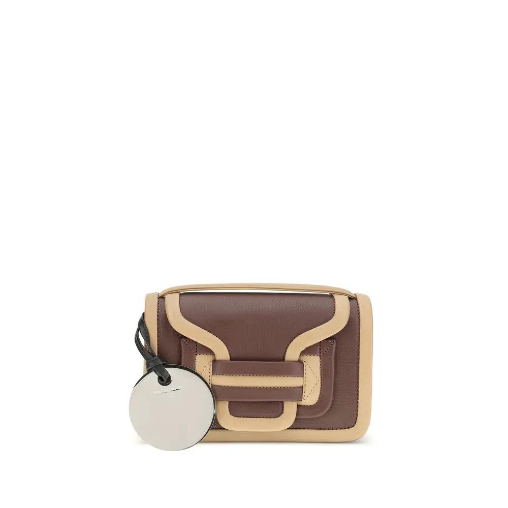 Pierre Hardy Sample Sale | Pierre Hardy Brown Calf Leather Bos Taurus Shoulder Bag - | Designer outlet