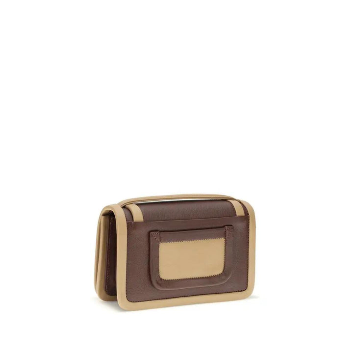 Pierre Hardy Sample Sale | Pierre Hardy Brown Calf Leather Bos Taurus Shoulder Bag - | Designer outlet