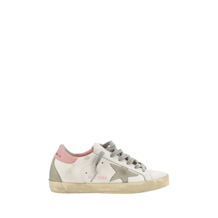 Golden Goose Sample Sale | Golden Goose White Calf Leather Bos Taurus Low Top Sneakers - | Designer outlet
