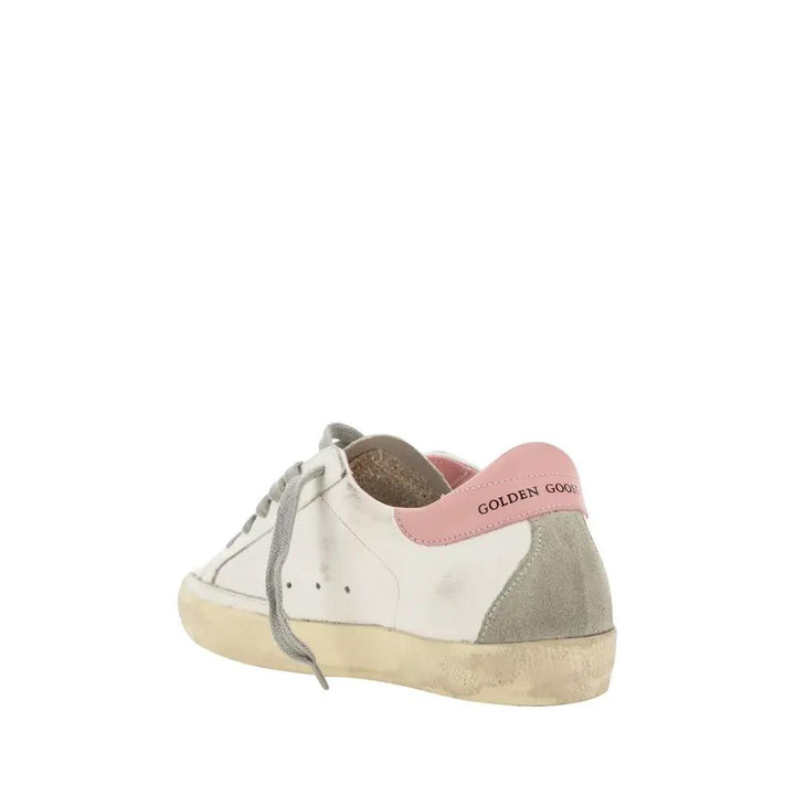 Golden Goose Sample Sale | Golden Goose White Calf Leather Bos Taurus Low Top Sneakers - | Designer outlet