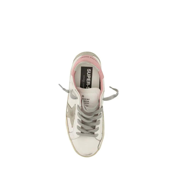 Golden Goose Sample Sale | Golden Goose White Calf Leather Bos Taurus Low Top Sneakers - | Designer outlet
