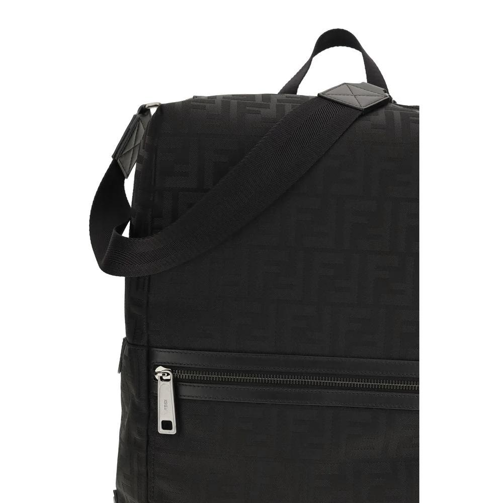 Fendi Sample Sale Fendi Black Nylon Backpack - | Designer outlet