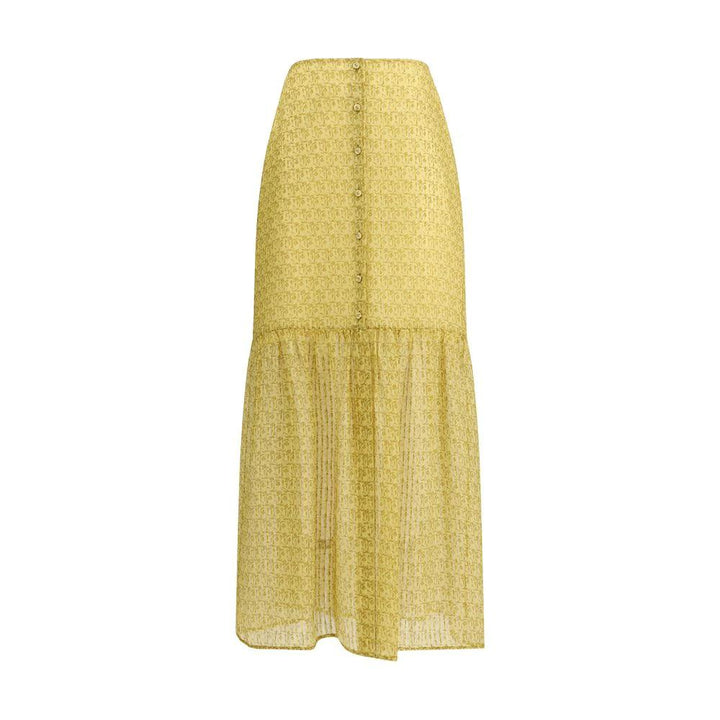 Kristina Ti Sample Sale Kristina Ti Bicolor Silk Long Skirt - | Designer outlet