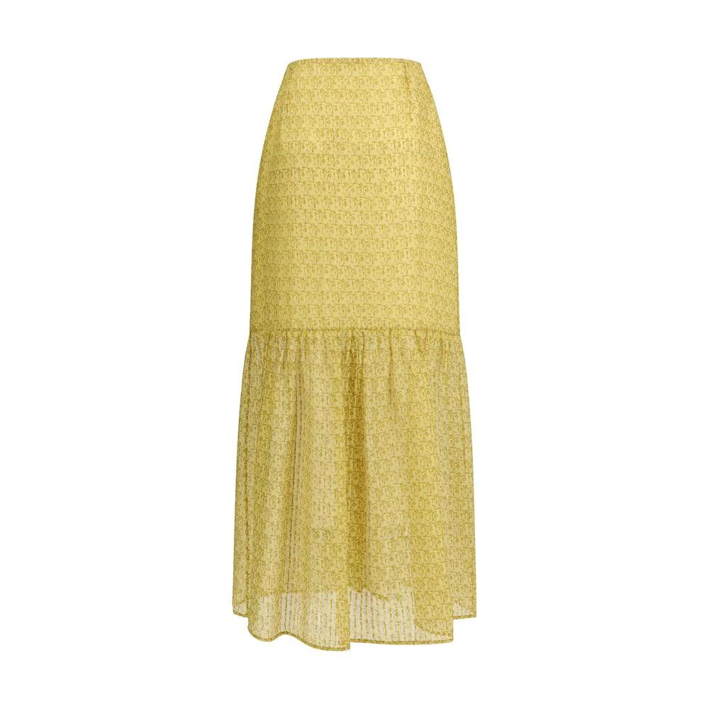 Kristina Ti Sample Sale Kristina Ti Bicolor Silk Long Skirt - | Designer outlet