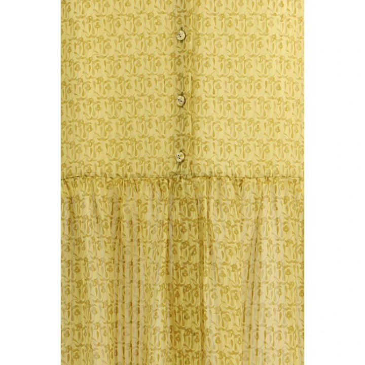 Kristina Ti Sample Sale Kristina Ti Bicolor Silk Long Skirt - | Designer outlet